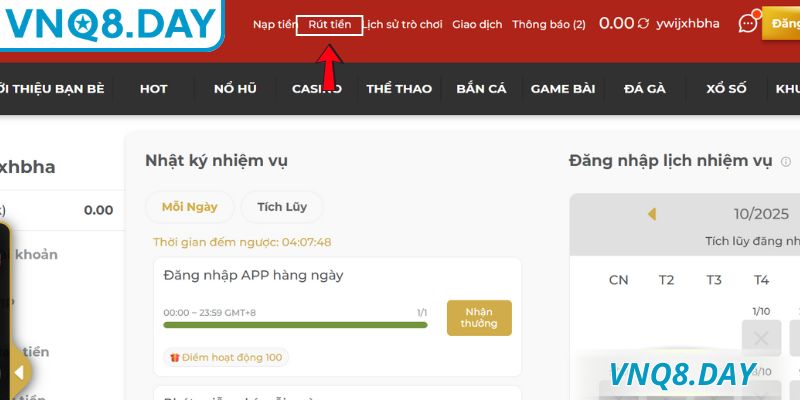 Hướng dẫn các bước để nhận thưởng tại nhà cái 